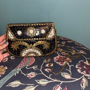 Antik Kraft Mosaic Clutch Shoulder bag